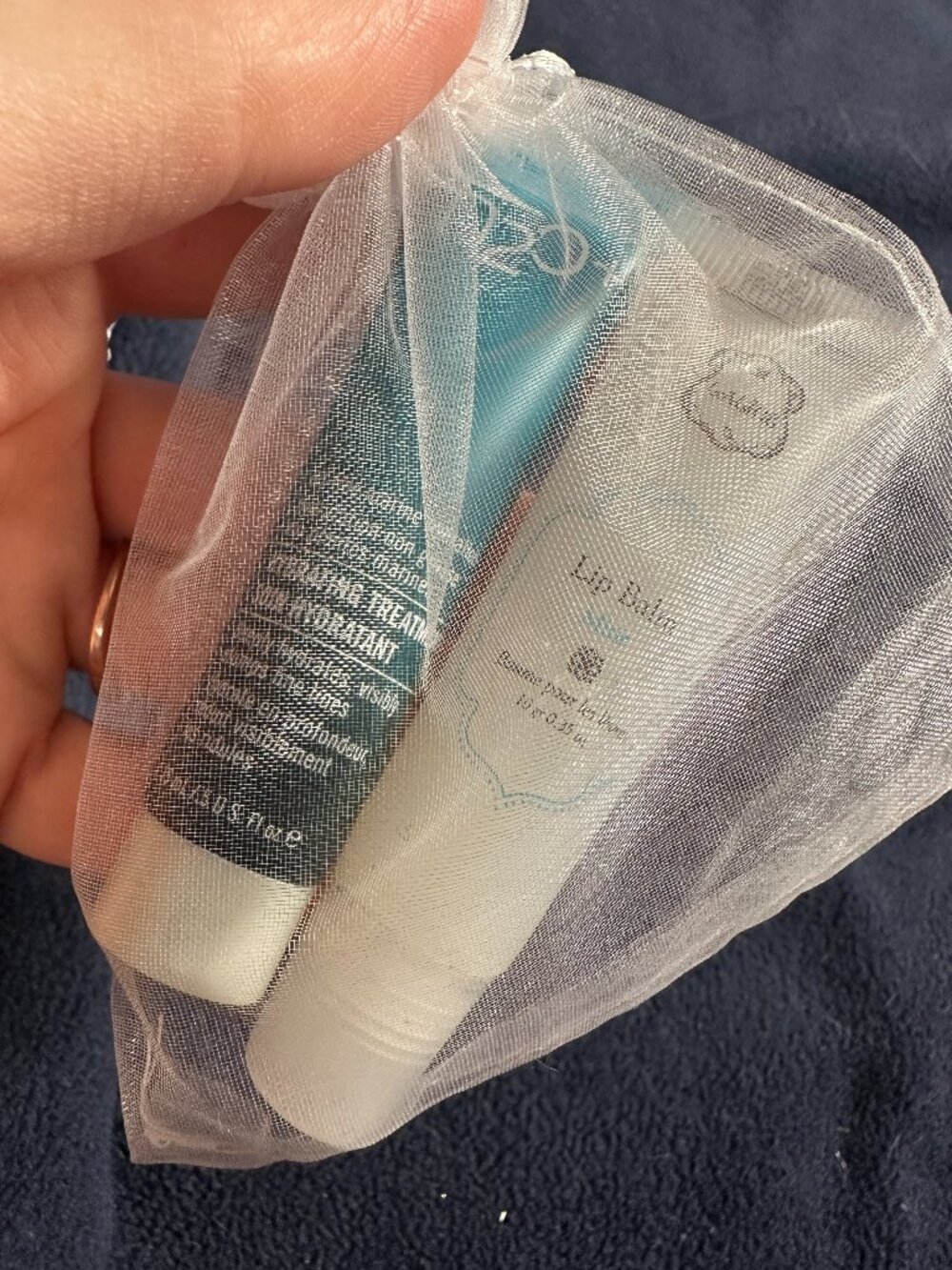 h2o+ Shine Hydrating Skin Gel, .5 oz and Mint Lip Balm New 2-in-one Set Marine
